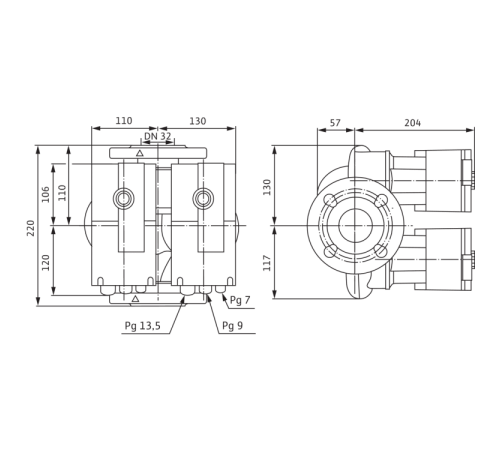 Циркуляционный насос Wilo Stratos-D 32/1-12 PN16 2083606