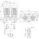 Циркуляционный насос с сухим ротором в исполнении Inline с фланцевым соединением Wilo VeroTwin-DPL 50/130-0,37/4 2089623