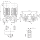 Циркуляционный насос с сухим ротором в исполнении Inline с фланцевым соединением Wilo VeroTwin-DPL 40/90-0,37/2 2089642