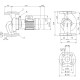 Циркуляционный насос с сухим ротором в исполнении Inline с фланцевым соединением Wilo VeroLine-IPL 40/80-0,09/4 2089695