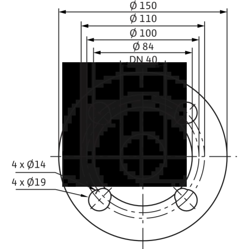 Циркуляционный насос Wilo Stratos 40/1-4 PN6/10 2090453