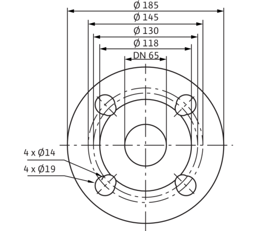 Циркуляционный насос Wilo Stratos 65/1-9 PN6/10 2090459