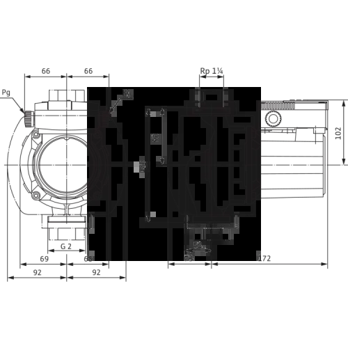 Циркуляционный насос Wilo TOP-Z 30/10 (1~230 V, PN 16, RG) 2115863