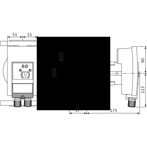 Циркуляционный насос Wilo Yonos MAXO 40/0,5-4 2120645