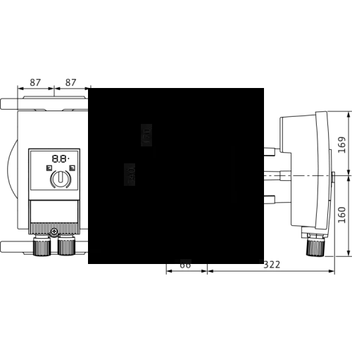 Циркуляционный насос Wilo Yonos MAXO 50/0,5-16 2120652