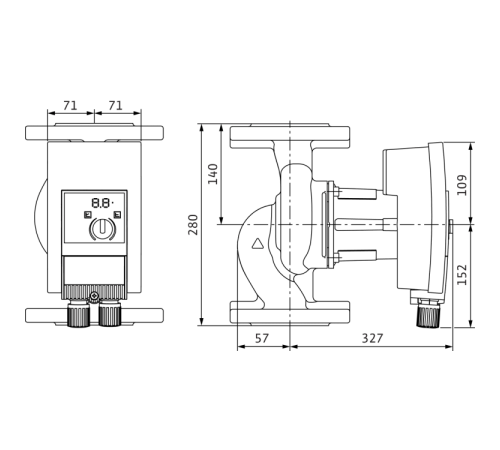 Циркуляционный насос Wilo Yonos MAXO 65/0,5-9 2120653