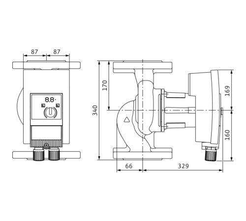 Циркуляционный насос Wilo Yonos MAXO 65/0,5-16 2120655