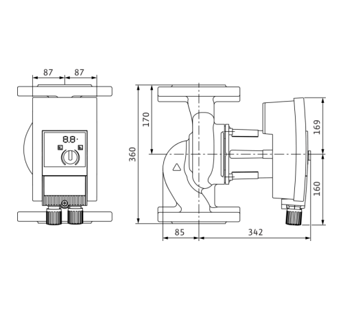 Циркуляционный насос Wilo YONOS MAXO 100/0,5-12 PN6 2120660