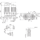 Циркуляционный насос с сухим ротором в исполнении Inline с фланцевым соединением Wilo CronoTwin-DL 50/170-7,5/2 2121029,2089248