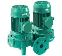 Циркуляционный насос с сухим ротором в исполнении Inline с фланцевым соединением Wilo VeroTwin-DPL 80/155-7,5/2 2121275,2089675