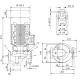 Циркуляционный насос с сухим ротором в исполнении Inline с фланцевым соединением Wilo VeroLine-IPL 32/85-0,37/2 2150335,2089577,2459930