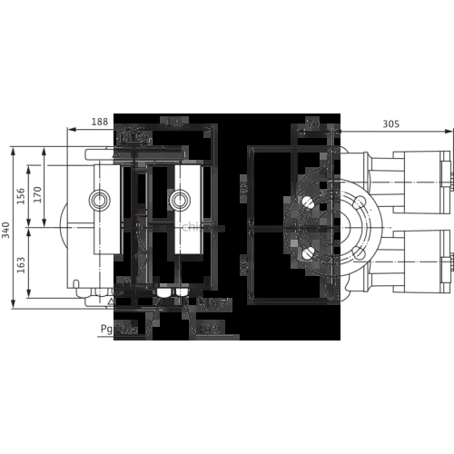 Циркуляционный насос Wilo Stratos-D 50/1-16 2150598,2160570