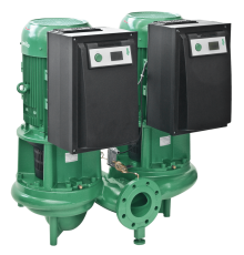 Циркуляционный насос с сухим ротором в исполнении Inline с фланцевым соединением Wilo CronoTwin-DL-E 150/260-18,5/4-R1 2153893,2144421