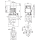 Циркуляционный насос с сухим ротором в исполнении Inline с фланцевым соединением Wilo VeroLine-IP-E 65/120-3/2 2158826,2133261