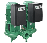 Циркуляционный насос с сухим ротором в исполнении Inline с фланцевым соединением Wilo CronoTwin-DL-E 65/150-5,5/2-R1 2159463,2106646