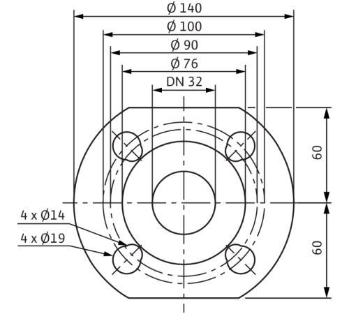 Циркуляционный насос Wilo Stratos-D 32/1-8 PN6/10 2160567,2090461