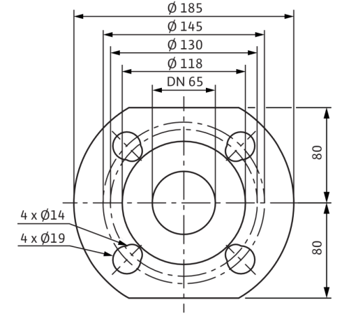 Циркуляционный насос Wilo Stratos-D 65/1-12 PN6/10 2160571,2150596