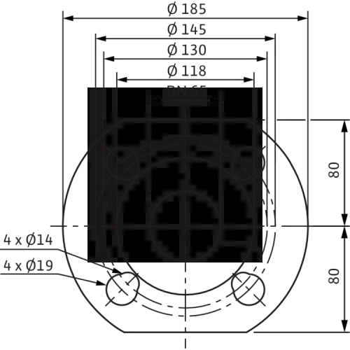 Циркуляционный насос Wilo Stratos-D 65/1-12 PN6/10 2160571,2150596