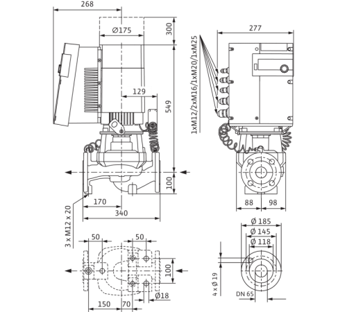 Циркуляционный насос Wilo STRATOS GIGA 65/1-42/4,8 2170127,2117143