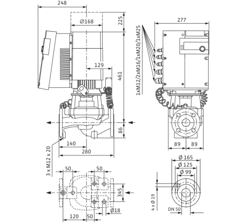 Циркуляционный насос Wilo STRATOS GIGA 50/1-44/4,2-R1 2170176,2117164