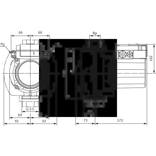 Циркуляционный насос Wilo TOP-Z 25/10 (3~ V, PN 16, RG) 2175510,2088237