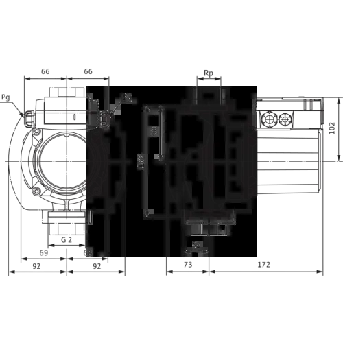 Циркуляционный насос Wilo TOP-Z 30/10 (3~ V, PN 16, RG) 2175513,2097507