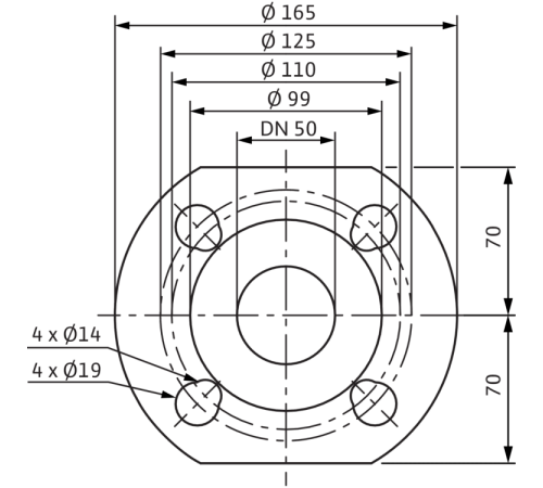 Циркуляционный насос Wilo TOP-Z 50/7 (3~400 V, PN 6/10, RG) 2175522,2046639