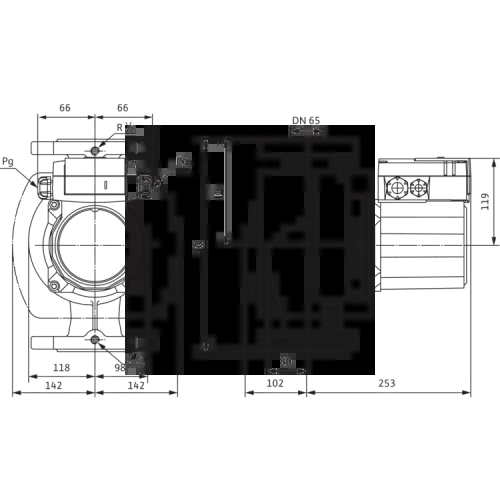 Циркуляционный насос Wilo TOP-Z 65/10 (3~ V, PN 16, RG) 2175530,2067039