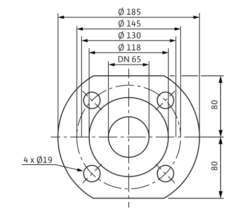 Циркуляционный насос Wilo TOP-Z 65/10 (3~ V, PN 16, RG) 2175530,2067039