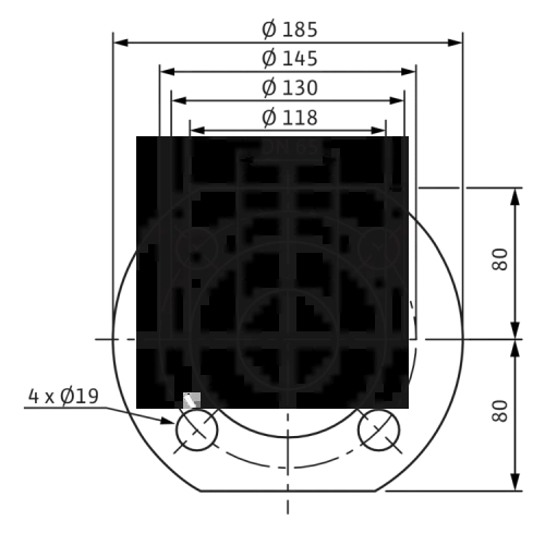 Циркуляционный насос Wilo TOP-Z 65/10 (3~ V, PN 16, RG) 2175530,2067039