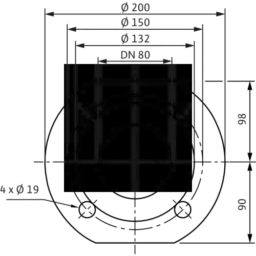 Циркуляционный насос Wilo TOP-Z 80/10 (3~400 V, PN 6, GG) 2175531,2046635