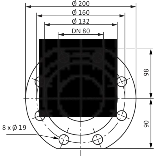 Циркуляционный насос Wilo TOP-Z 80/10 (3~400 V, PN 10, GG) 2175533,2046636