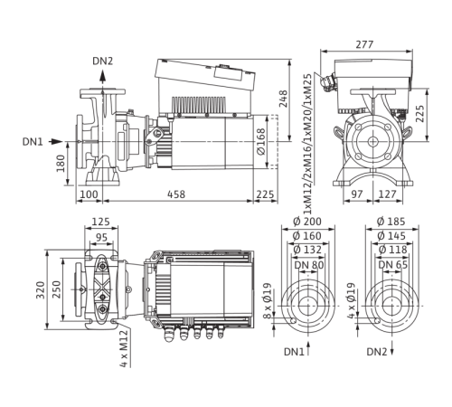 Циркуляционный насос Wilo Stratos GIGA B 65/1-18/1,9-R1 2189147,2161531