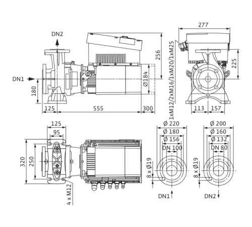 Циркуляционный насос Wilo Stratos GIGA B 80/1-18/3,2-R1 2189150,2161534