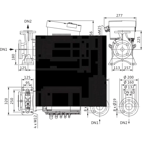 Циркуляционный насос Wilo Stratos GIGA B 80/1-13/1,9-R1 2189151,2161535