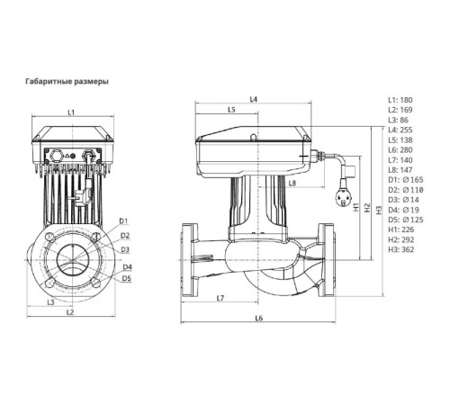 Энергоэффективный циркуляционный насос Wilo NATIVE NOCE 50/1-12 F 3601467