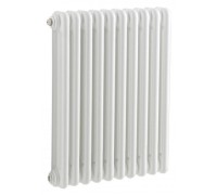 Радиатор стальной 3-х трубчатый Tesi 365 10 секций, нижнее подключение, белый Irsap