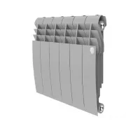 Радиатор Royal Thermo 350 х 8 секций BiLiner Silver Satin биметаллический секционный