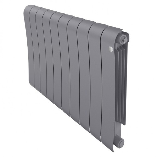 Радиатор биметаллический Royal Thermo Infinity 500 Silver Satin - 10 секционный (НС-1629785 РОЯЛ ТЕРМО)