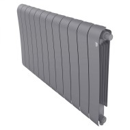 Радиатор биметаллический Royal Thermo Infinity 500 Silver Satin VR - 12 секционный (НС-1658293 РОЯЛ ТЕРМО)
