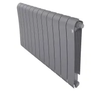Радиатор биметаллический Royal Thermo Infinity 500 Silver Satin VR - 12 секционный (НС-1658293 РОЯЛ ТЕРМО)