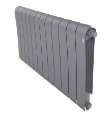 Радиатор биметаллический Royal Thermo Infinity 500 Silver Satin VR - 12 секционный (НС-1658293 РОЯЛ ТЕРМО)