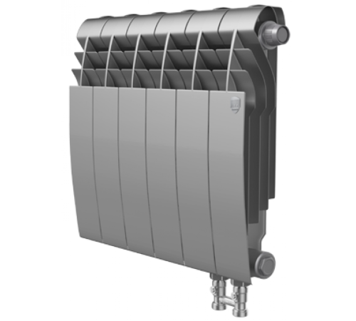 Радиатор Royal Thermo 500 х 6 секций BiLiner Silver Satin VD биметаллический секционный Радиатор Royal Thermo 500 х 6 секций BiLiner Silver Satin VD биметаллический секционный