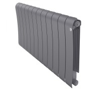 Радиатор биметаллический Royal Thermo Infinity 500 Silver Satin - 12 секционный (НС-1630025 РОЯЛ ТЕРМО)