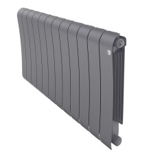 Радиатор биметаллический Royal Thermo Infinity 500 Silver Satin - 12 секционный (НС-1630025 РОЯЛ ТЕРМО)