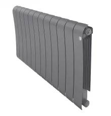 Радиатор биметаллический Royal Thermo Infinity 500 Silver Satin - 12 секционный (НС-1630025 РОЯЛ ТЕРМО)