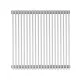 Радиатор стальной 2-х трубчатый Параллели В 2-1750-6 секций, боковое подключение, белый КЗТО