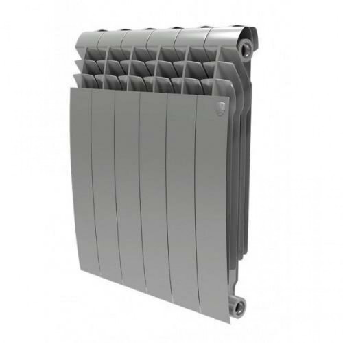 Радиатор алюминиевый секционный Royal Thermo Biliner Alum Silver Satin 500 х 10 секций