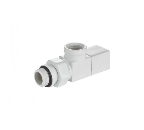 Набор дизайн-вентилей ROYAL THERMO CUBE осевой, белый, 1/2" (Роял Термо) Набор дизайн-вентилей ROYAL THERMO CUBE осевой, белый, 1/2" (Роял Термо)