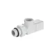 Набор дизайн-вентилей ROYAL THERMO CUBE осевой, белый, 1/2" (Роял Термо)